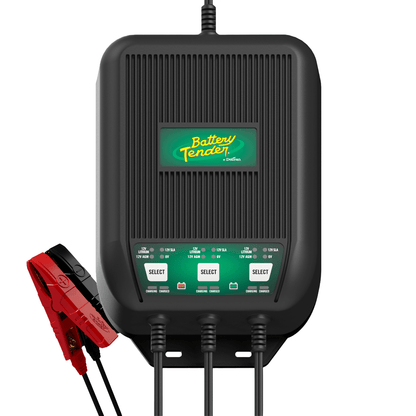 Battery Tender® 3-Bank Selectable 12V or 6V, 9 AMP Battery Charger