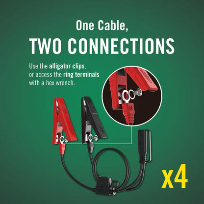 Battery Tender® 4-Bank Selectable 12V or 6V, 12 AMP Battery Charger