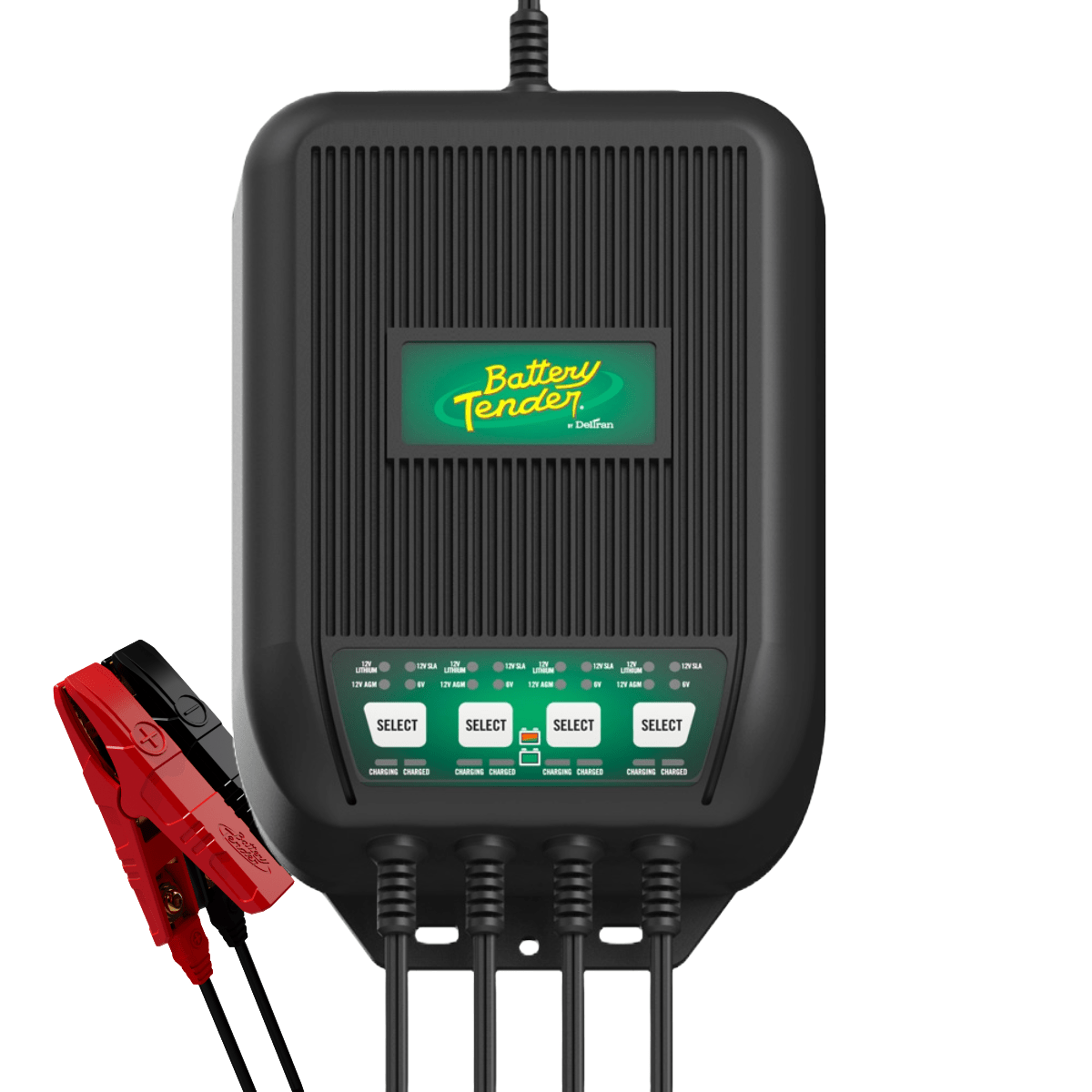 Battery Tender® 4-Bank Selectable 12V or 6V, 12 AMP Battery Charger