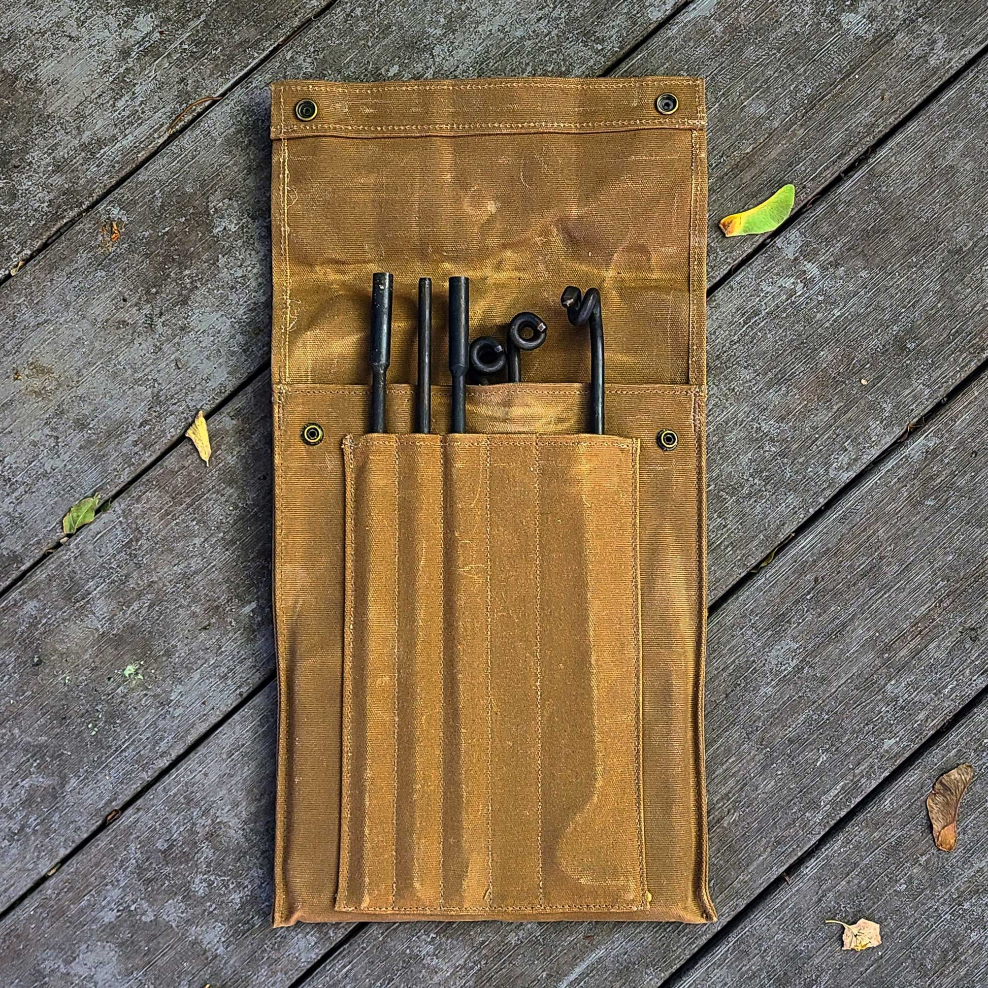BattlBox Bushcraft Swivel Grill Set w/ Waxed Canvas Carrying Case - Angler's Pro Tackle & Outdoors