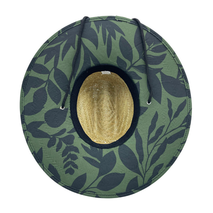 COR Surf Straw Beach Lifeguard Sun Hat - Kona Green