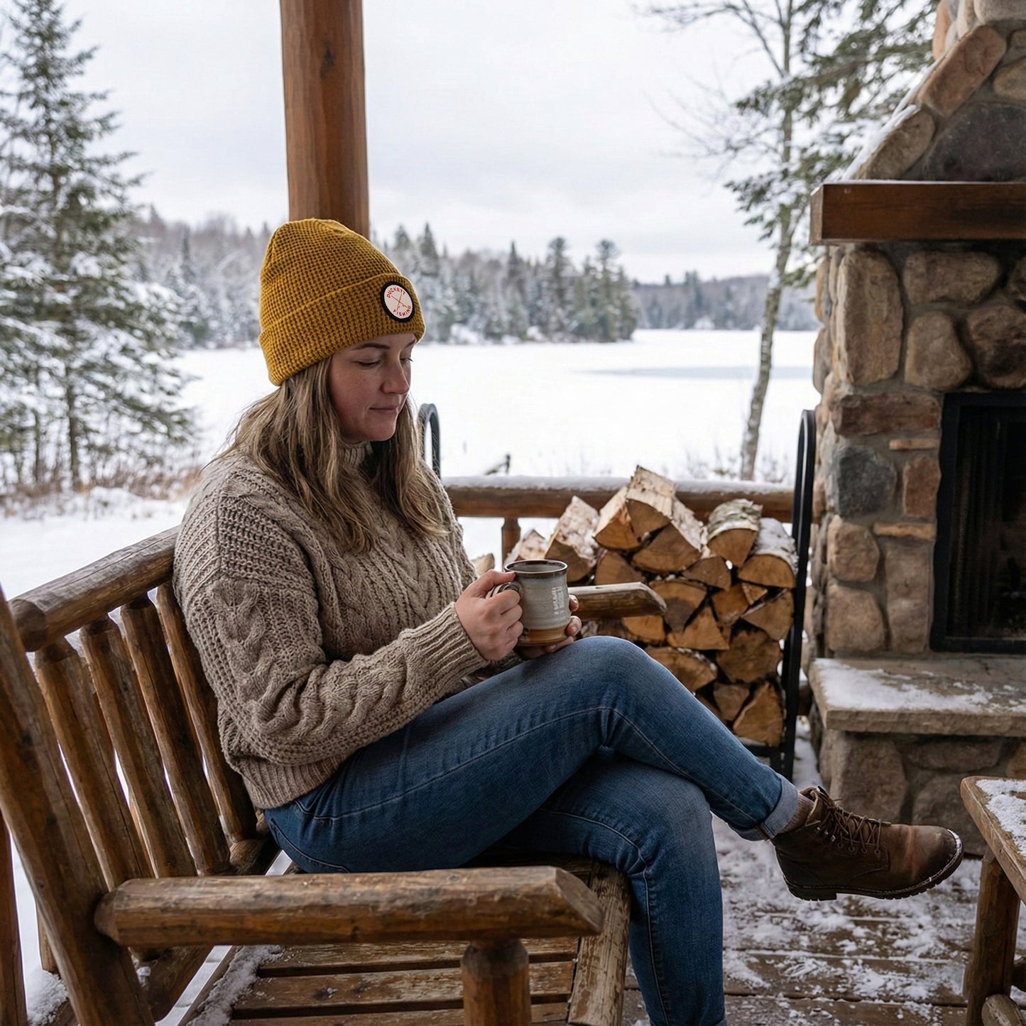 Duckett Round Patch Beanie