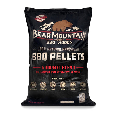 Bear Mountain BBQ All - Natural Hardwood Gourmet Smoker Pellets, 40 lbs (2 Pack) - Angler's Pro Tackle & Outdoors