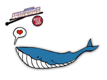 Beatrice the Whale WiperTags & Decals - Angler's Pro Tackle & Outdoors