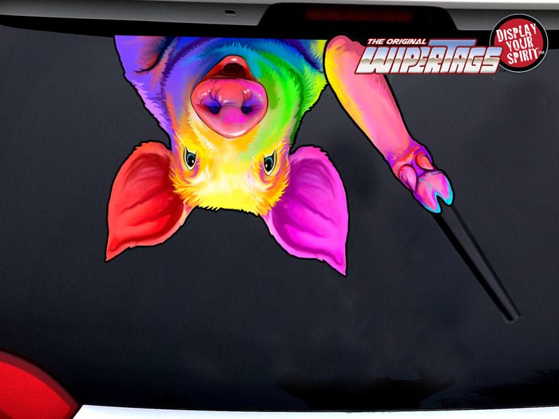 Beautiful Rainbow Waving Pig WiperTags - Angler's Pro Tackle & Outdoors