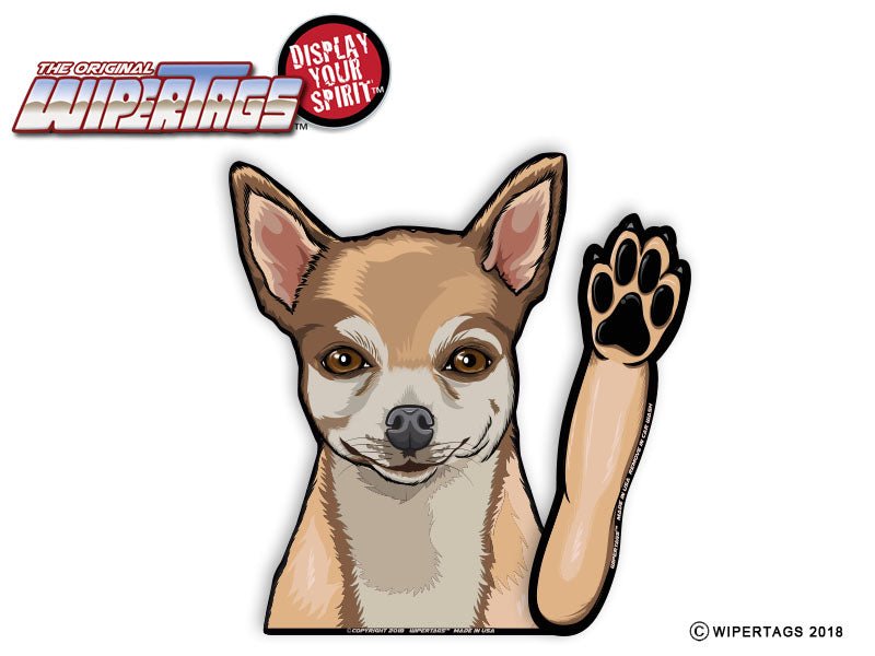 Bella the Chihuahua Waving WiperTags - Angler's Pro Tackle & Outdoors