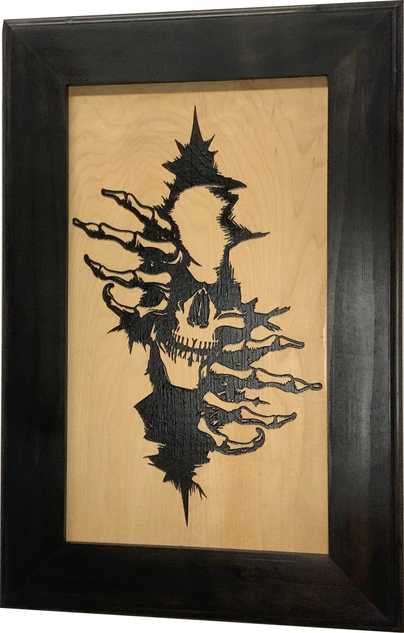 Bellewood Designs - Gothic Skull Decorative Gun Cabinet