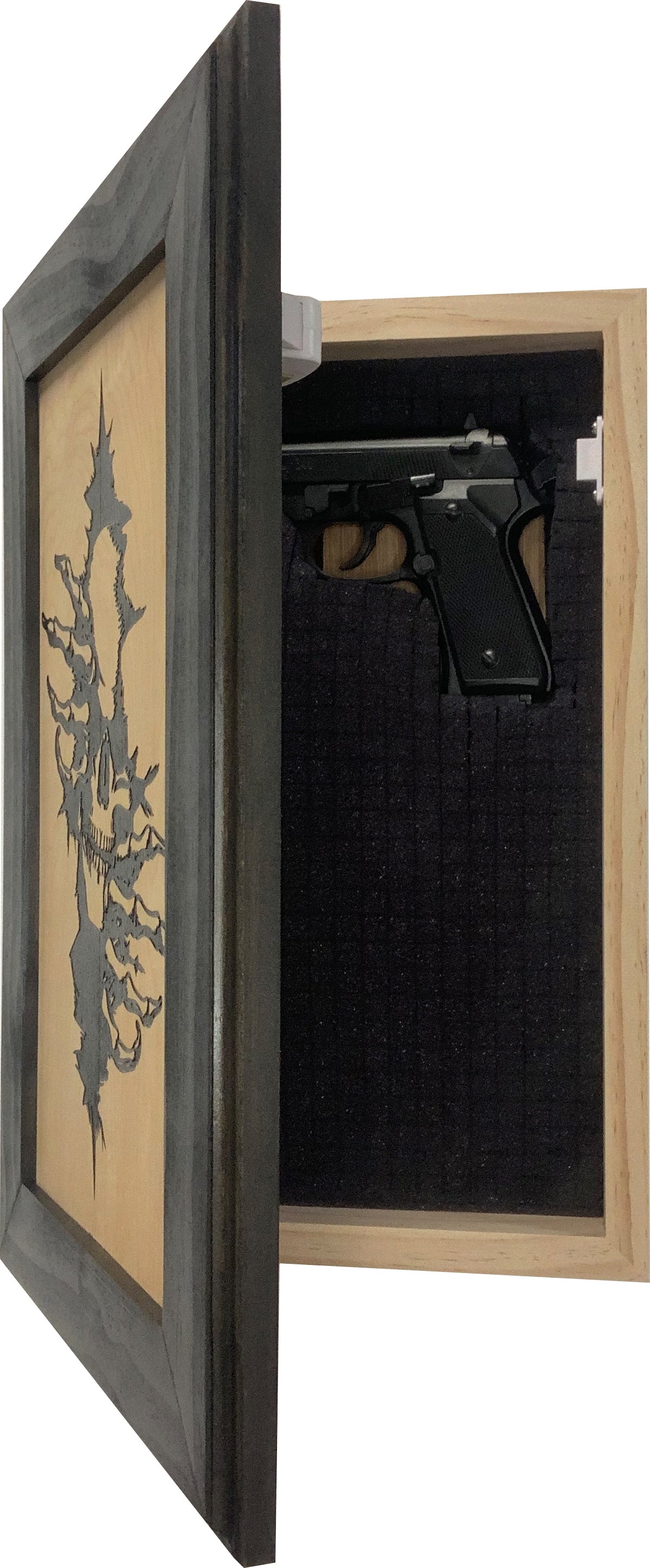 Bellewood Designs - Gothic Skull Decorative Gun Cabinet