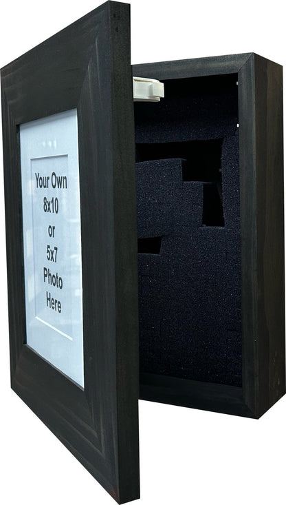 Bellewood Designs - Picture Frame Hidden Gun Storage Cabinet Home Decor - Angler's Pro Tackle & Outdoors