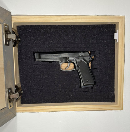 Bellewood Designs - Wall Gun Safe with Decorative Front Always Kiss Me Goodnight - Angler's Pro Tackle & Outdoors