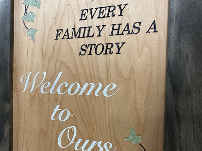 Bellewood Designs - Wooden Gun Safe Wall Mountable Decoration Every Family Has a Story Welcome to Ours … - Angler's Pro Tackle & Outdoors