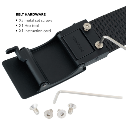 2ND AMEN Force 1.0 EDC Belt 1.5" Width Ballistic Nylon for Everyday Carry