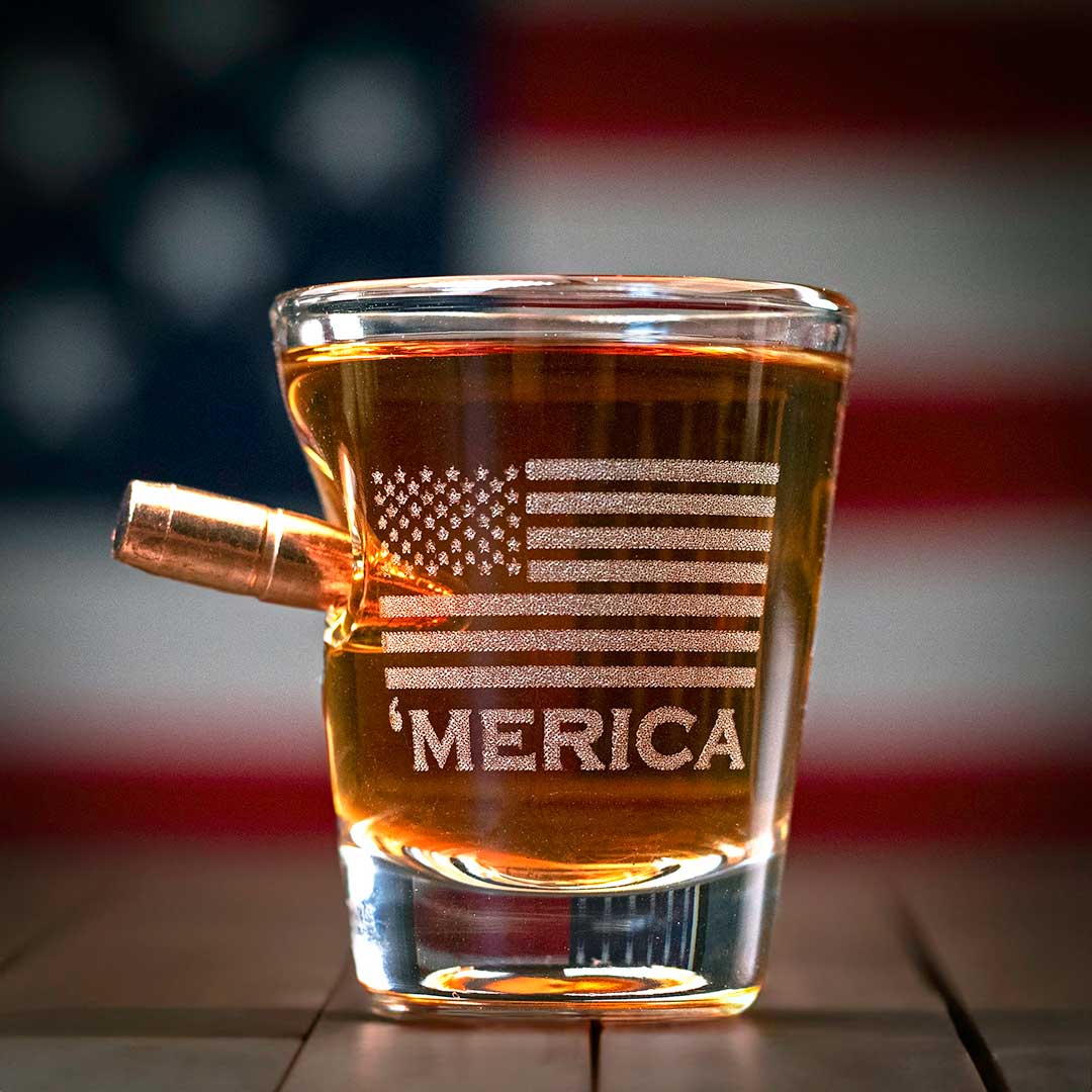 BenShot - 'Merica Shot Glass - 2oz - Angler's Pro Tackle & Outdoors