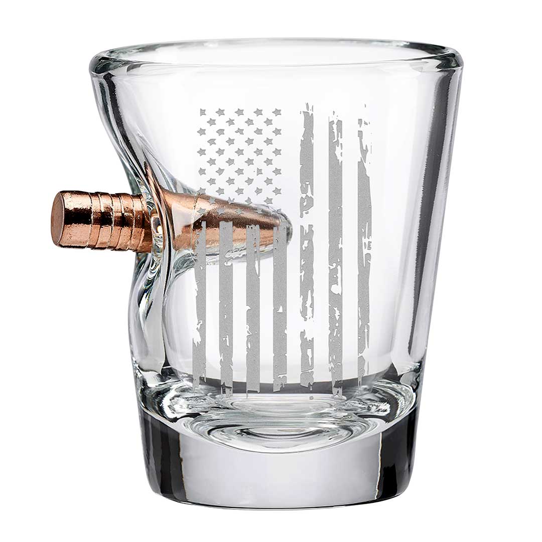 BenShot - Patriotic Shot Glass - 2oz - Angler's Pro Tackle & Outdoors