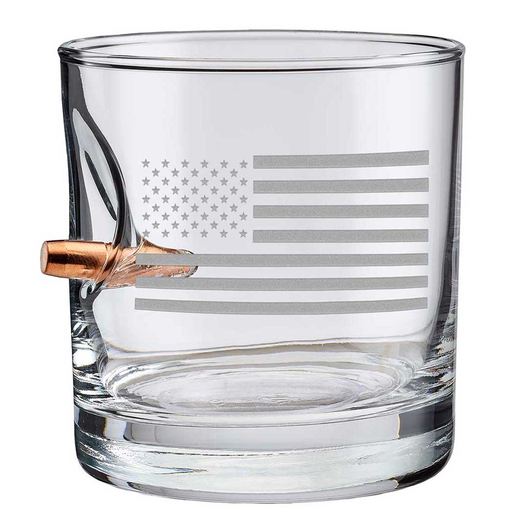 BenShot - US Flag Rocks Glass - 11oz - Angler's Pro Tackle & Outdoors