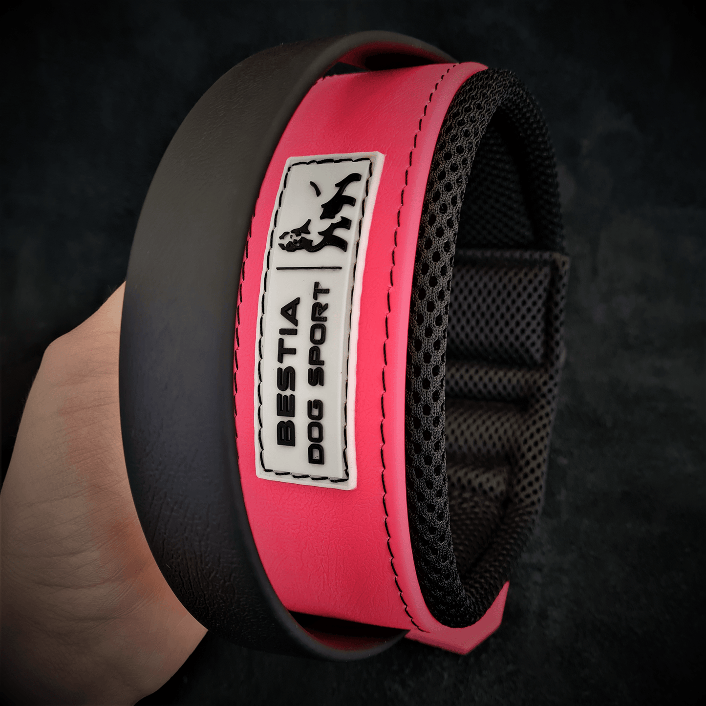 BESTIA DOG SPORT HANDLE COLLAR NEON PINK - Angler's Pro Tackle & Outdoors