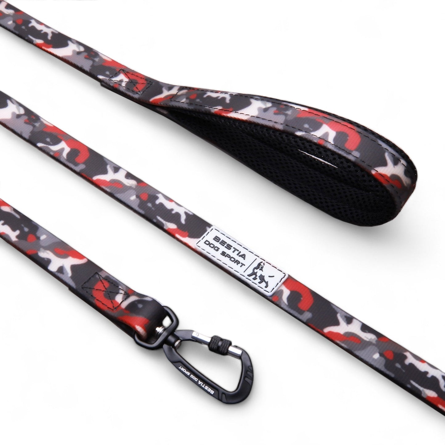 Bestia Dog Sport Tactical Leash Red Camo - Angler's Pro Tackle & Outdoors