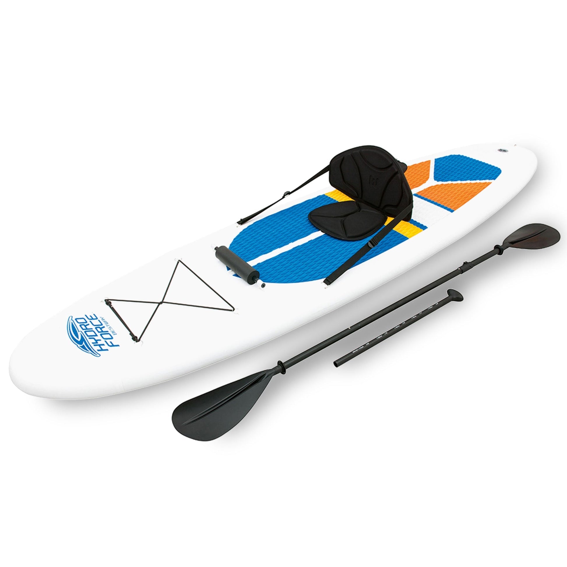 Bestway Hydro - Force White Cap 10' Inflatable Stand Up Paddle Board Kayak Set - Angler's Pro Tackle & Outdoors