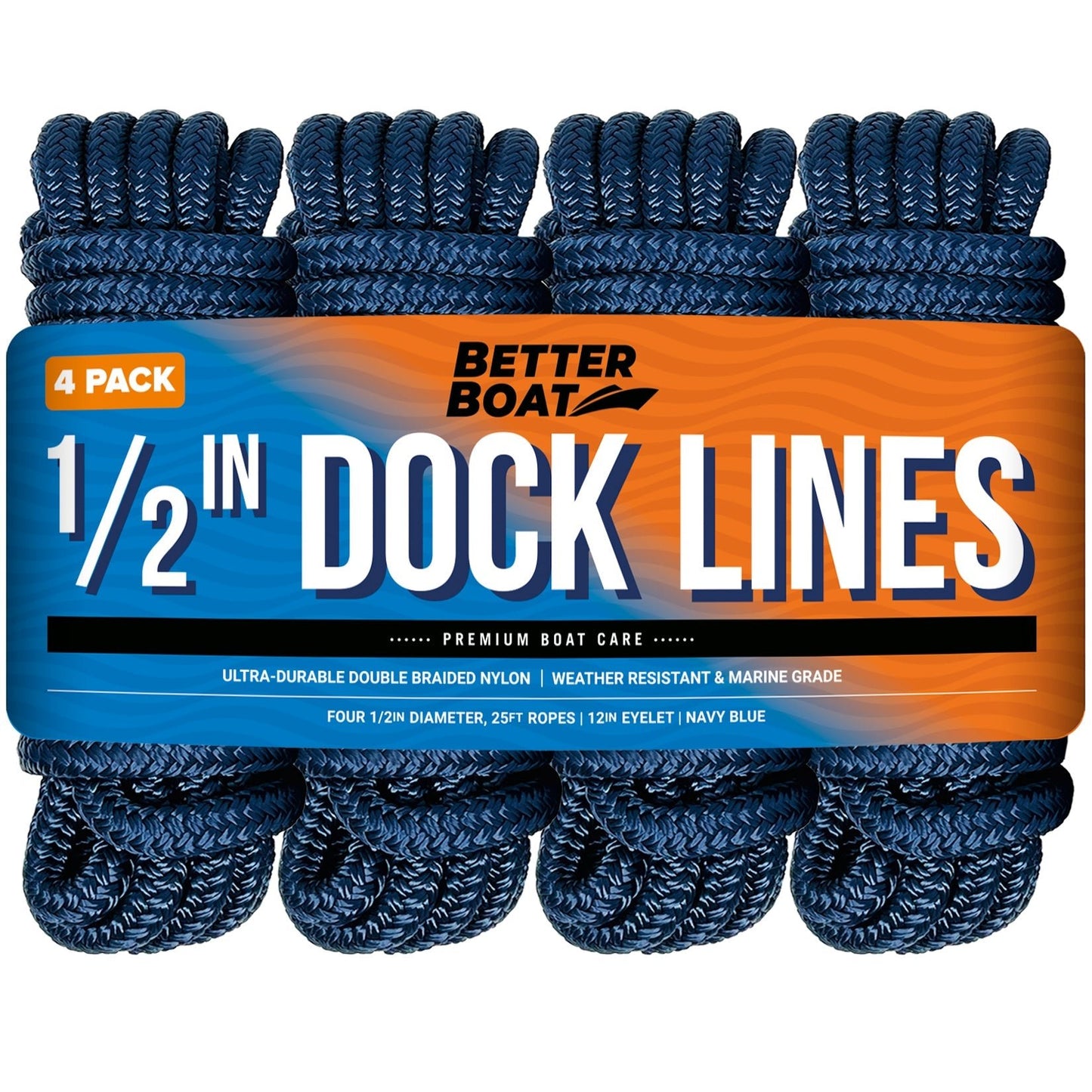 Better Boat - 1/2 Dock Lines 25FT - Angler's Pro Tackle & Outdoors