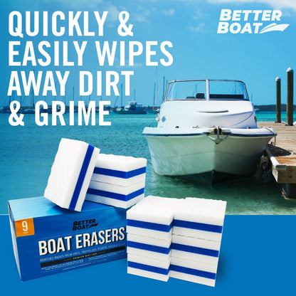 Better Boat - 3 Packs Boat Scuff Erasers in One Box (9 Erasers) - Angler's Pro Tackle & Outdoors