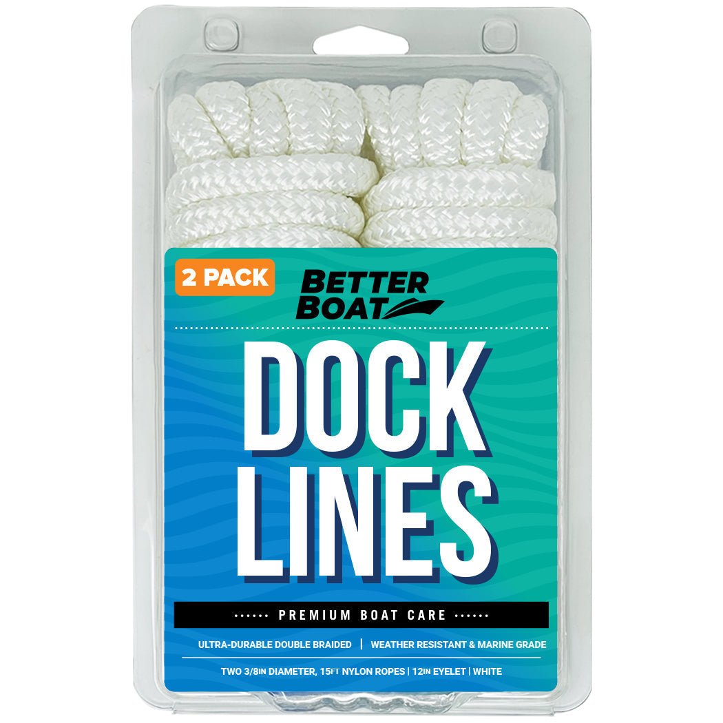 Better Boat - 3/8" Dock Lines 15FT - Angler's Pro Tackle & Outdoors