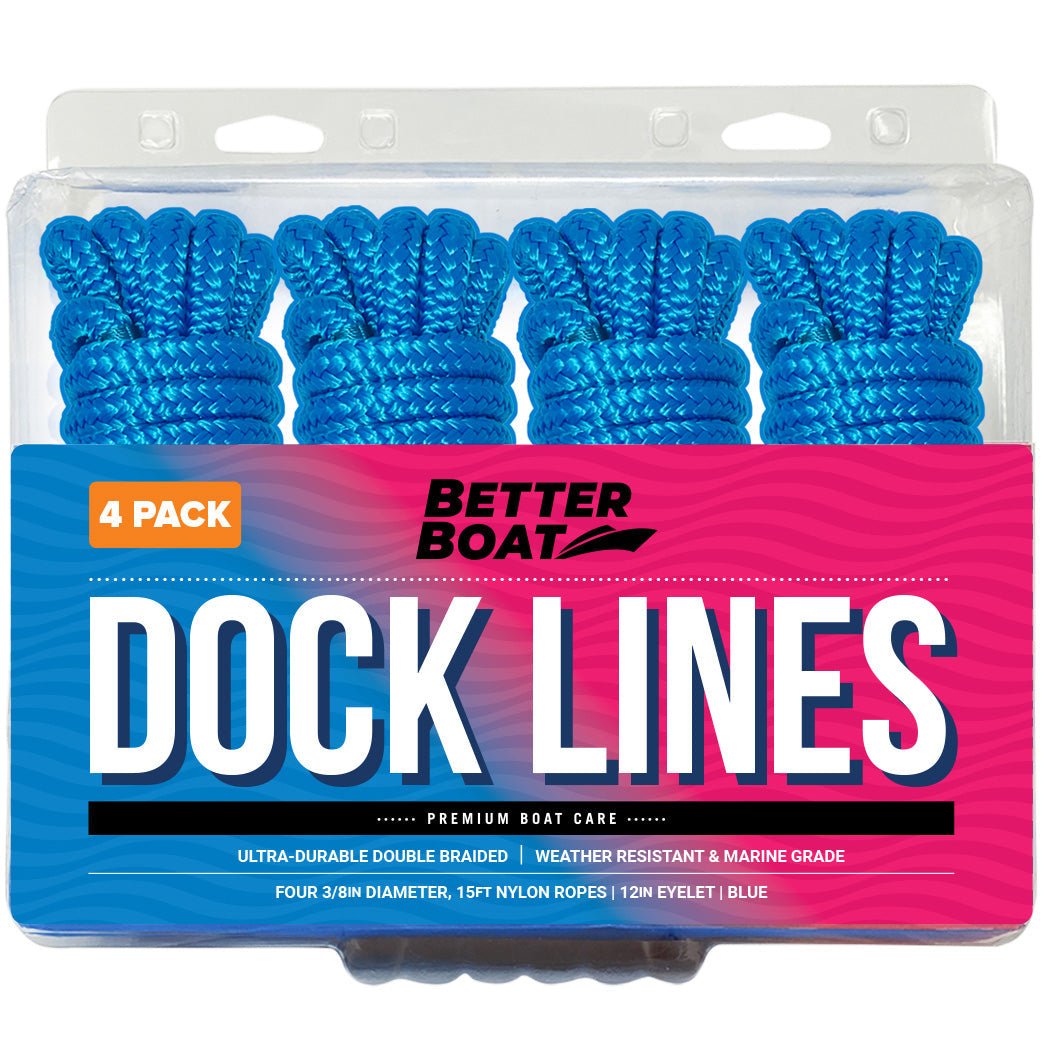 Better Boat - 3/8" Dock Lines 15FT - Angler's Pro Tackle & Outdoors