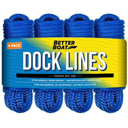 Better Boat - 3/8" Dock Lines 15FT - Angler's Pro Tackle & Outdoors