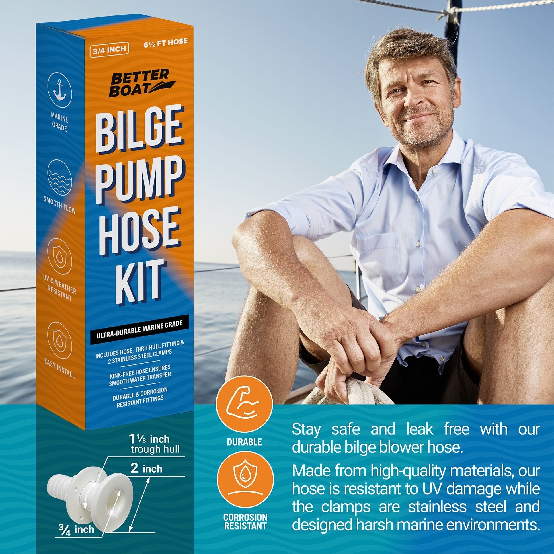 Better Boat - Bilge Pump Hose Kit - Angler's Pro Tackle & Outdoors