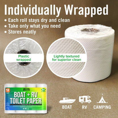 Better Boat - Boat and RV Toilet Paper - Angler's Pro Tackle & Outdoors