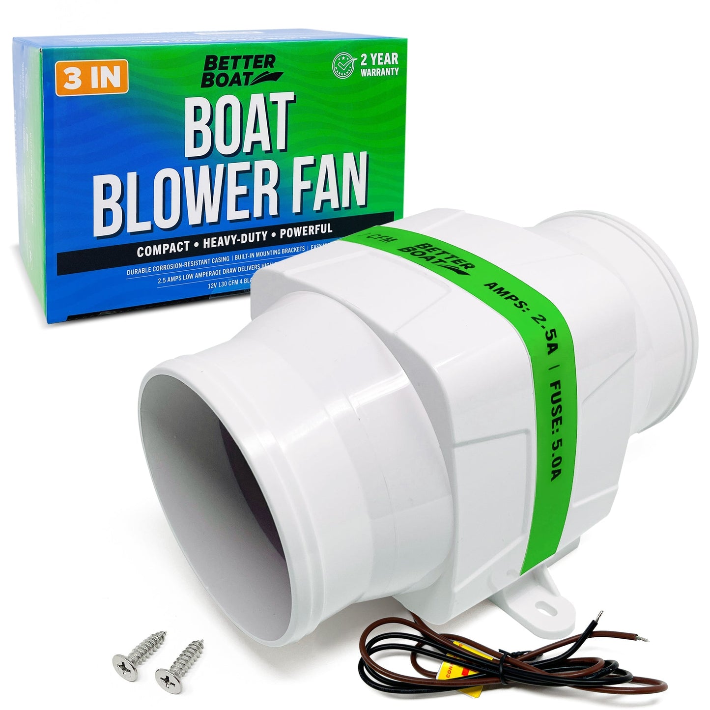 Better Boat - Boat Blower Fan Inline 12v - Angler's Pro Tackle & Outdoors