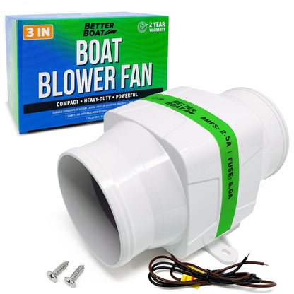 Better Boat - Boat Blower Fan Inline 12v - Angler's Pro Tackle & Outdoors