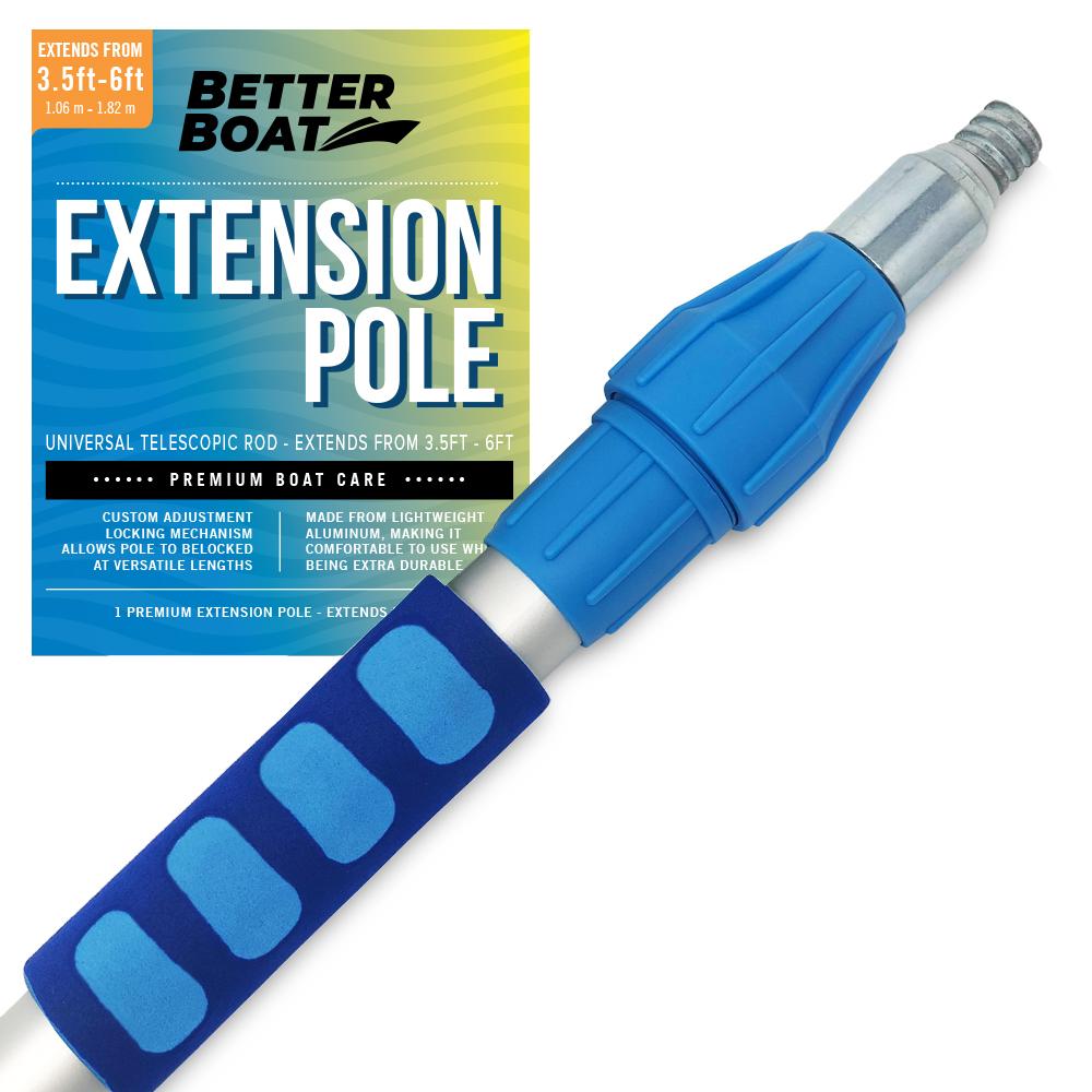 Better Boat - Boat Extension Rod for Mop and Brushes ( 3FT, 6FT and 9FT ) - Angler's Pro Tackle & Outdoors