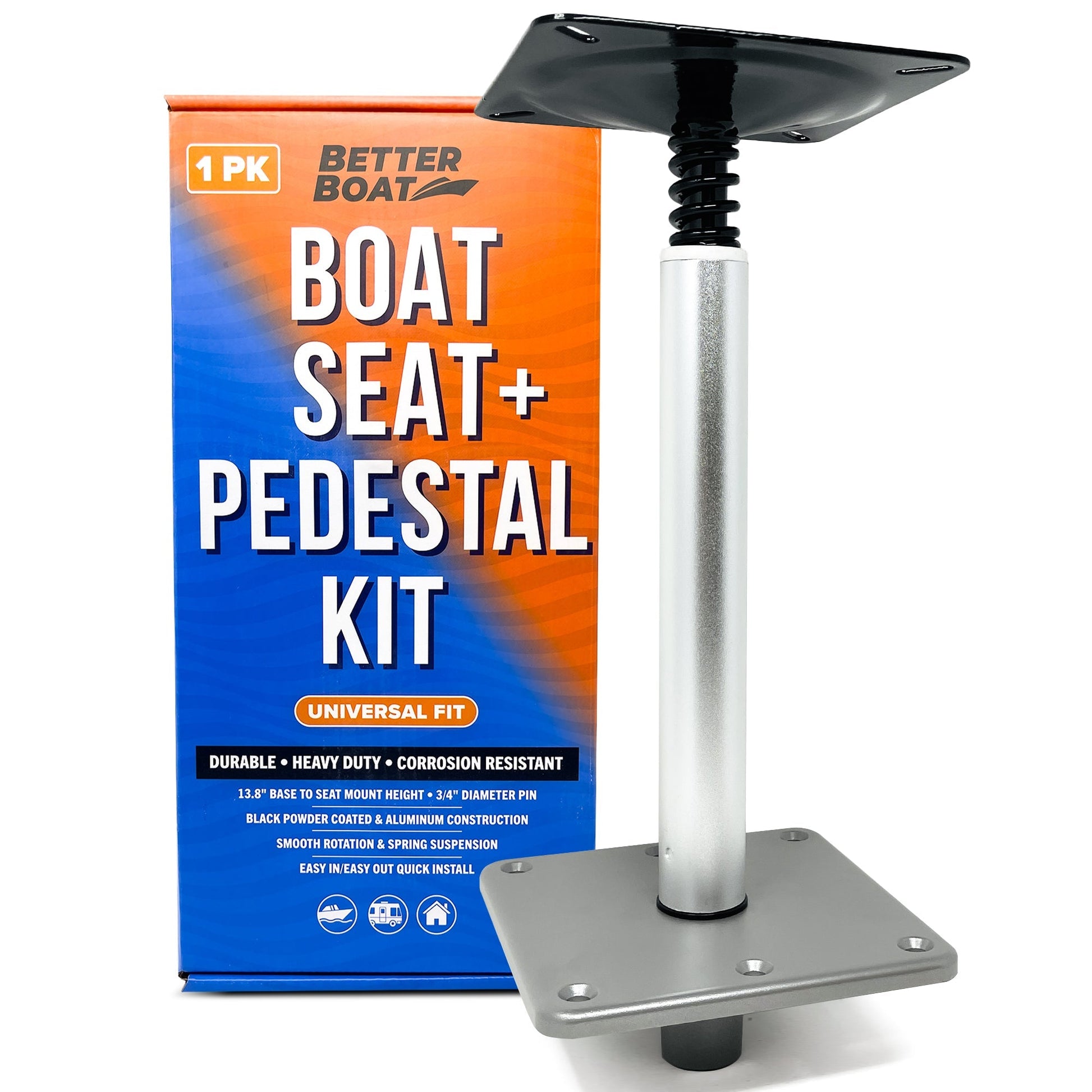 Better Boat - Boat Pedestal Seat Package Boat Seat Kit - Angler's Pro Tackle & Outdoors