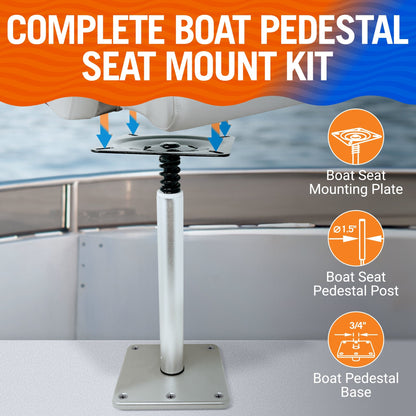 Better Boat - Boat Pedestal Seat Package Boat Seat Kit - Angler's Pro Tackle & Outdoors