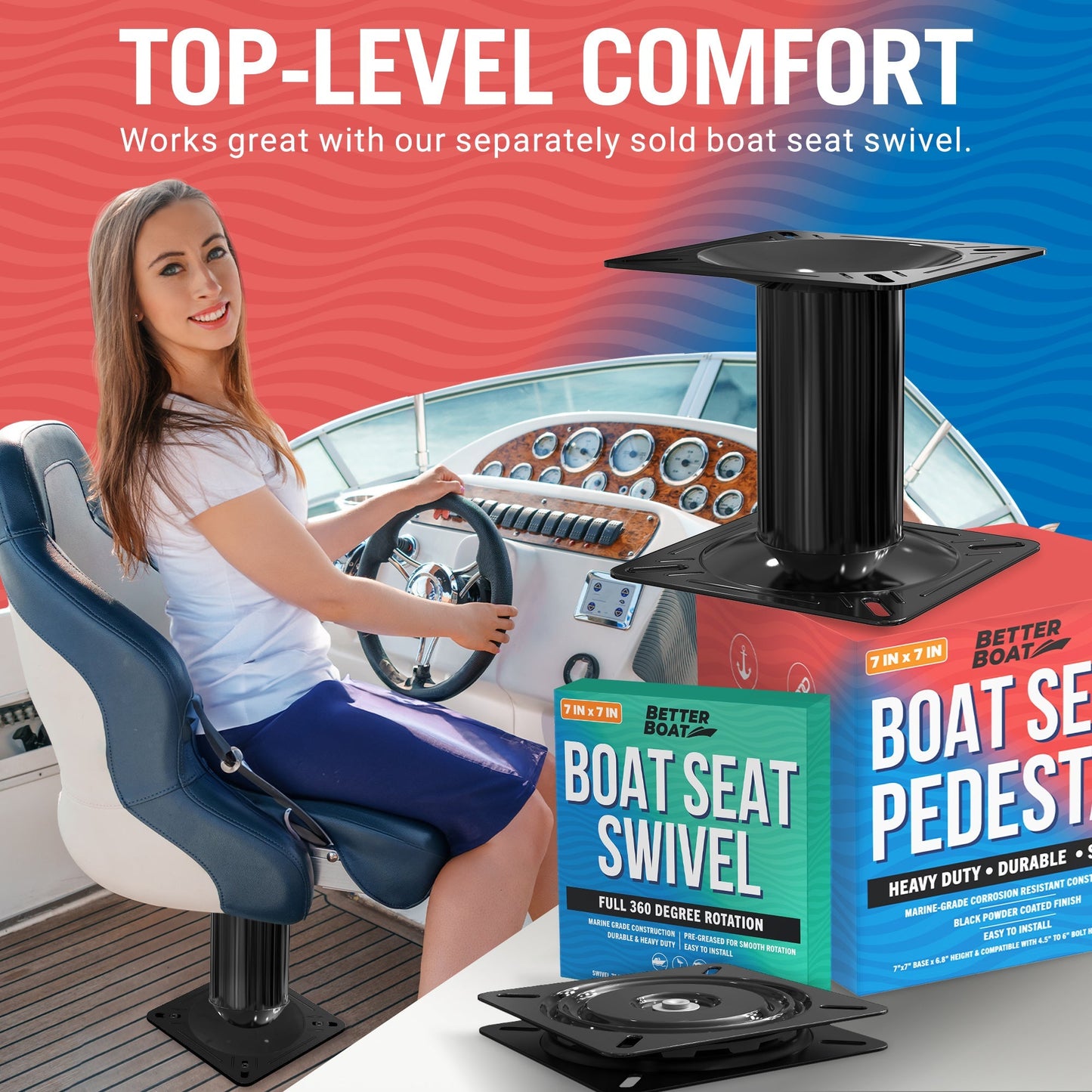 Better Boat - Boat Seat Pedestal - Angler's Pro Tackle & Outdoors