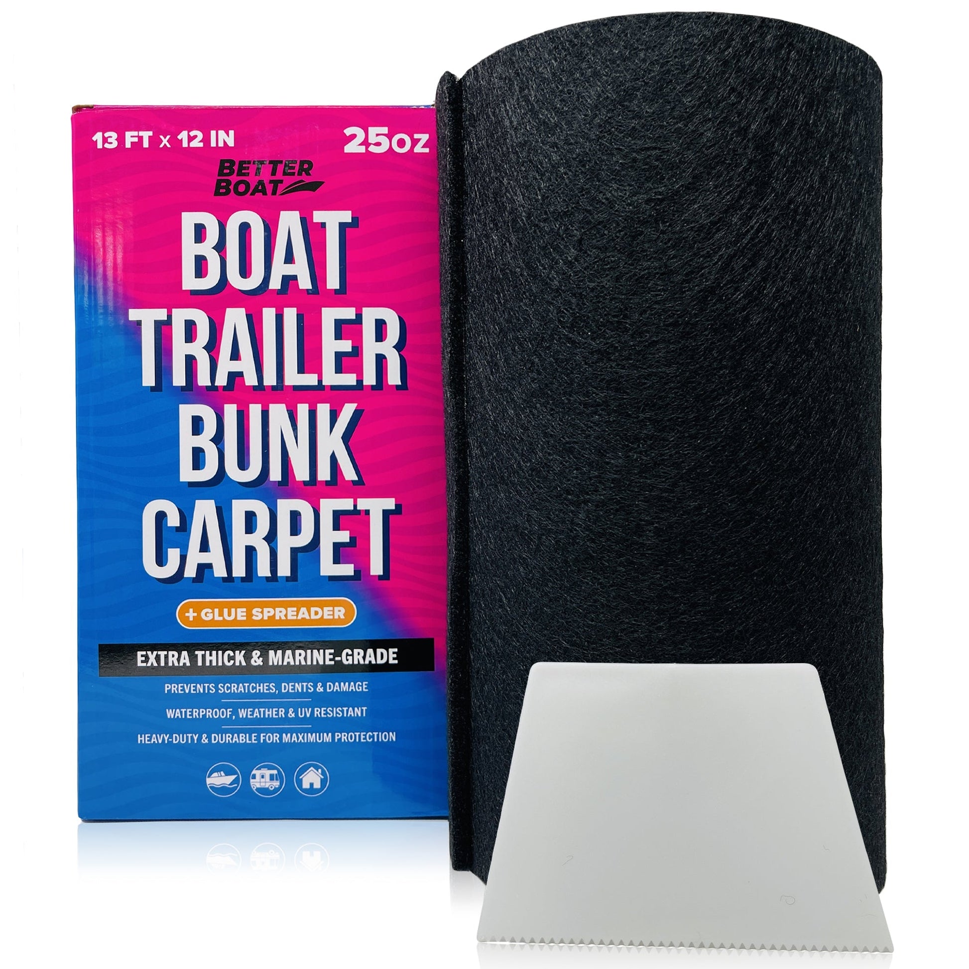 Better Boat - Boat Trailer Bunk Carpet for Bumpers - Angler's Pro Tackle & Outdoors