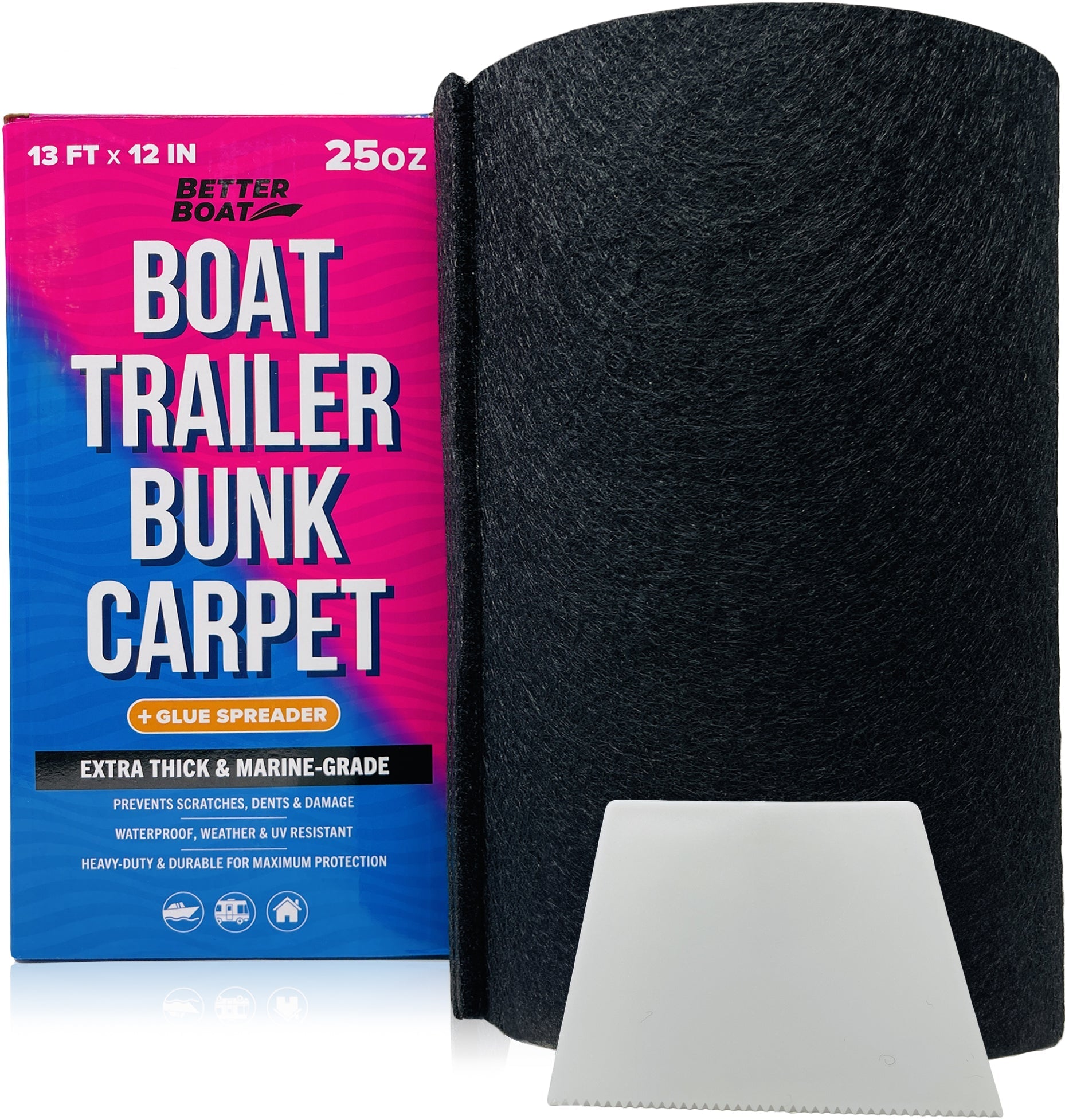 Better Boat - Boat Trailer Bunk Carpet for Bumpers - Angler's Pro Tackle & Outdoors