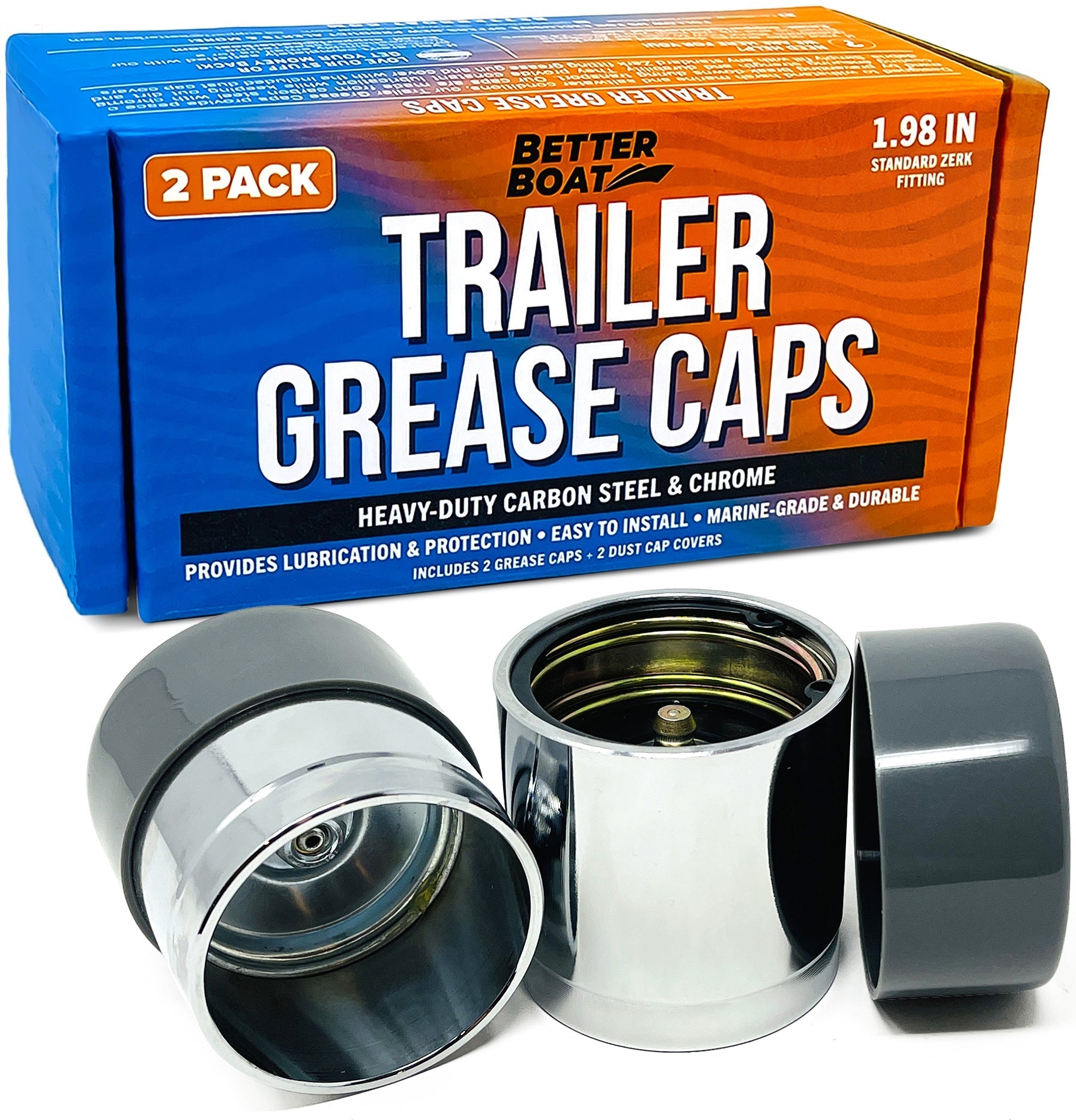 Better Boat - Boat Trailer Grease Caps - Angler's Pro Tackle & Outdoors