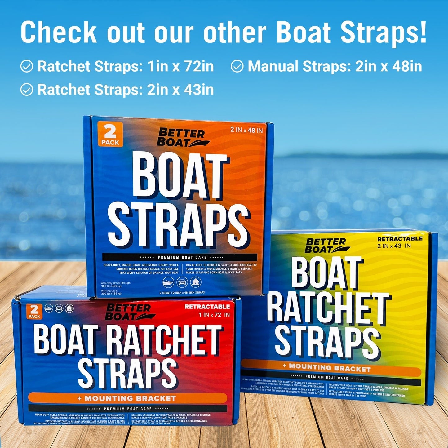 Better Boat - Boat Trailer Straps - Angler's Pro Tackle & Outdoors