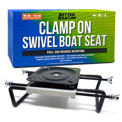 Better Boat - Clamp on Boat Seat with Swivel - Angler's Pro Tackle & Outdoors