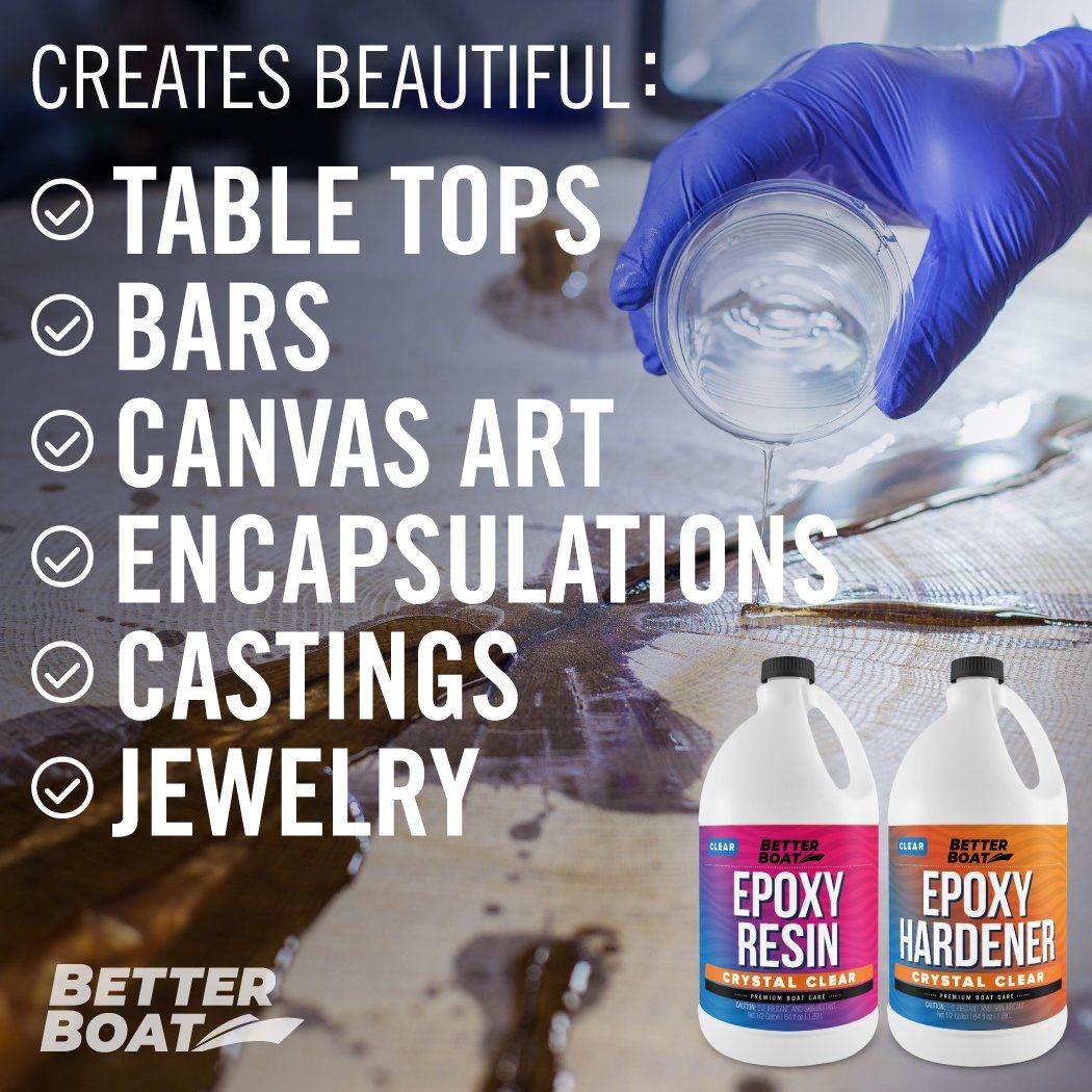 Better Boat - Epoxy Resin Table Top Gallon Set - Angler's Pro Tackle & Outdoors