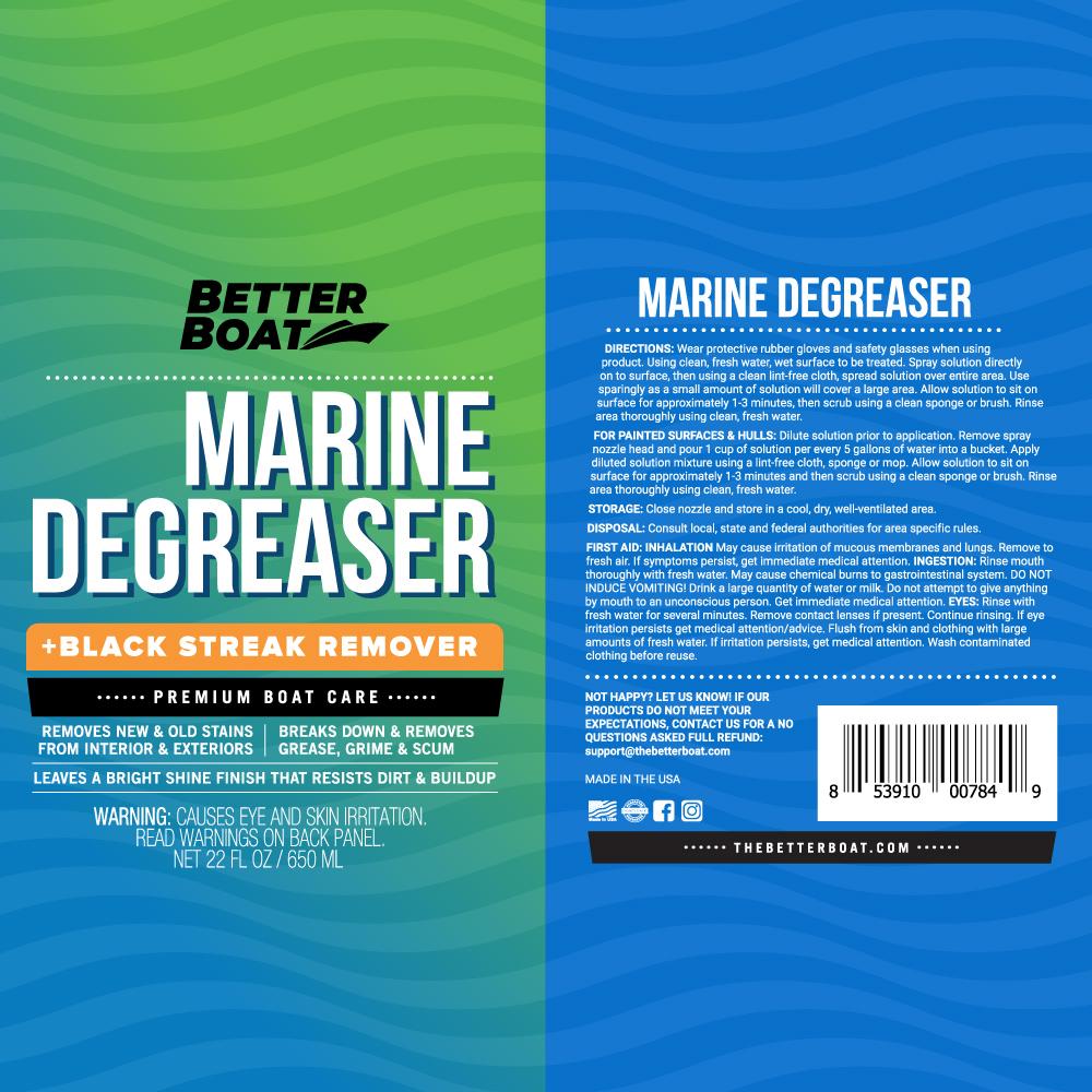 Better Boat - Marine Degreaser Black Streak Remover - Angler's Pro Tackle & Outdoors