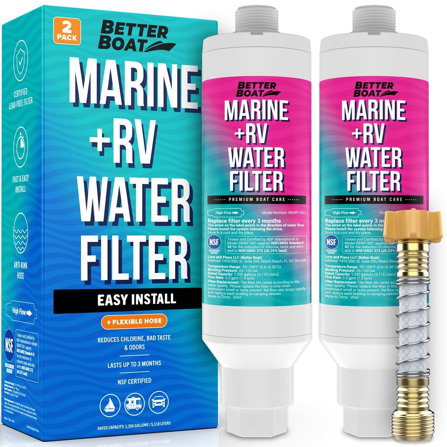 Better Boat - Marine & RV Water Filter - Angler's Pro Tackle & Outdoors