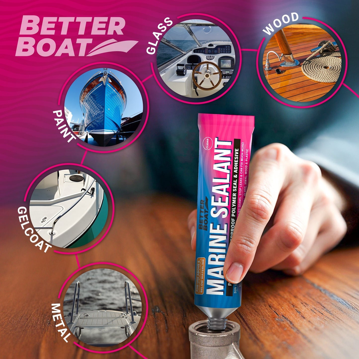 Better Boat - Marine Sealant & Adhesive Caulk - Angler's Pro Tackle & Outdoors