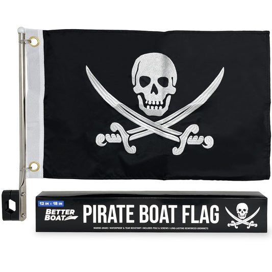 Better Boat - Pirate Boat Flag - Angler's Pro Tackle & Outdoors