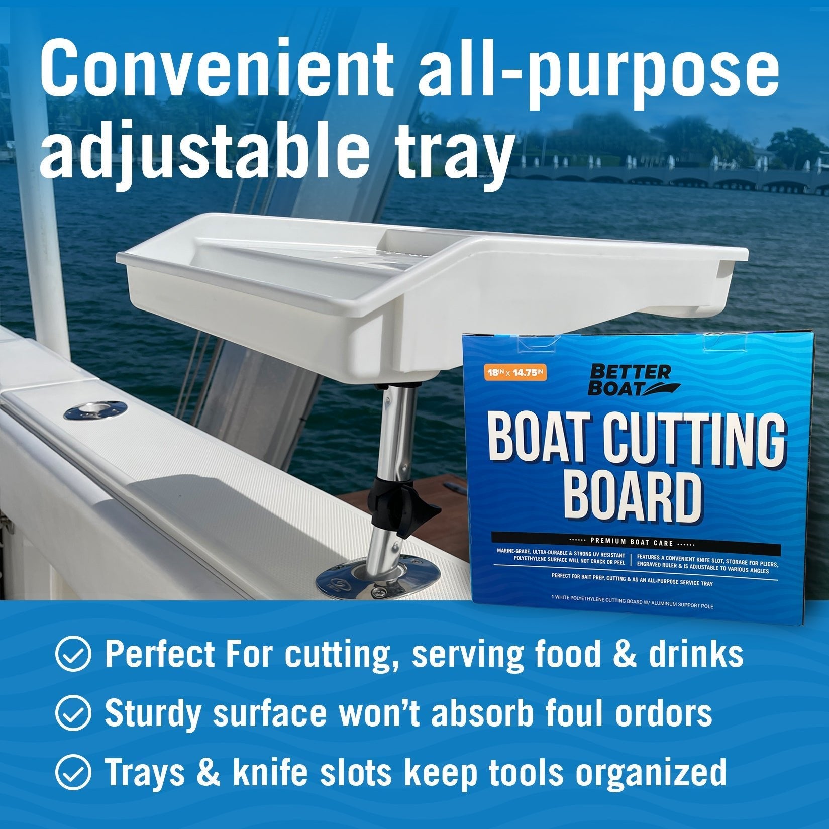 Better Boat - Rod Holder Cutting Board - Angler's Pro Tackle & Outdoors