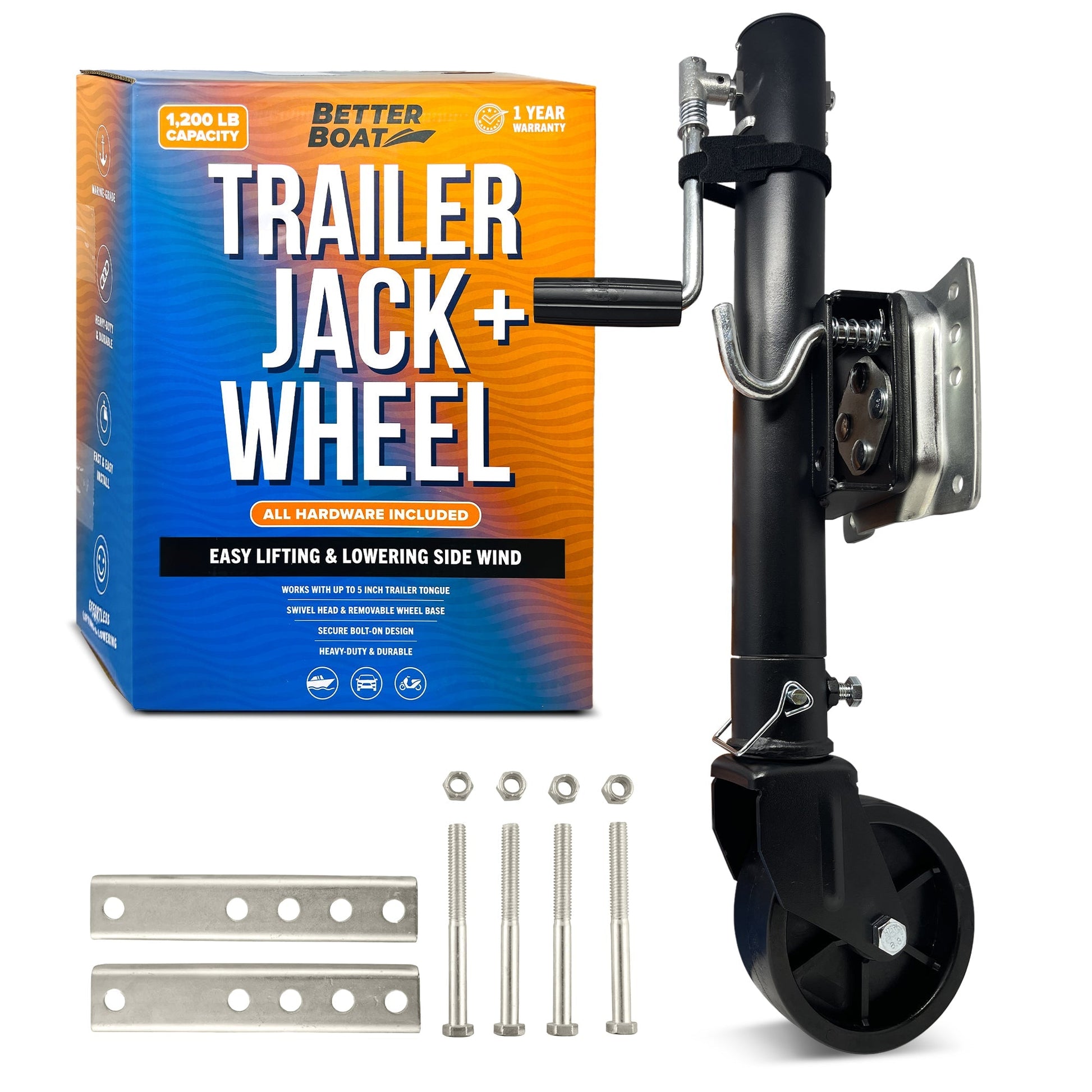 Better Boat - Trailer Jack and Wheel - Angler's Pro Tackle & Outdoors