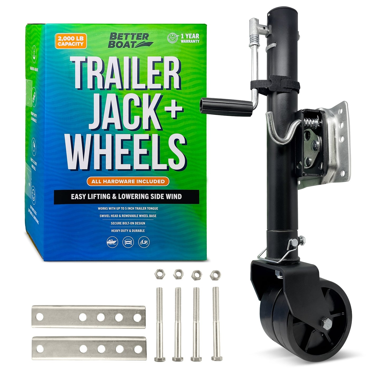 Better Boat - Trailer Jack and Wheel - Angler's Pro Tackle & Outdoors