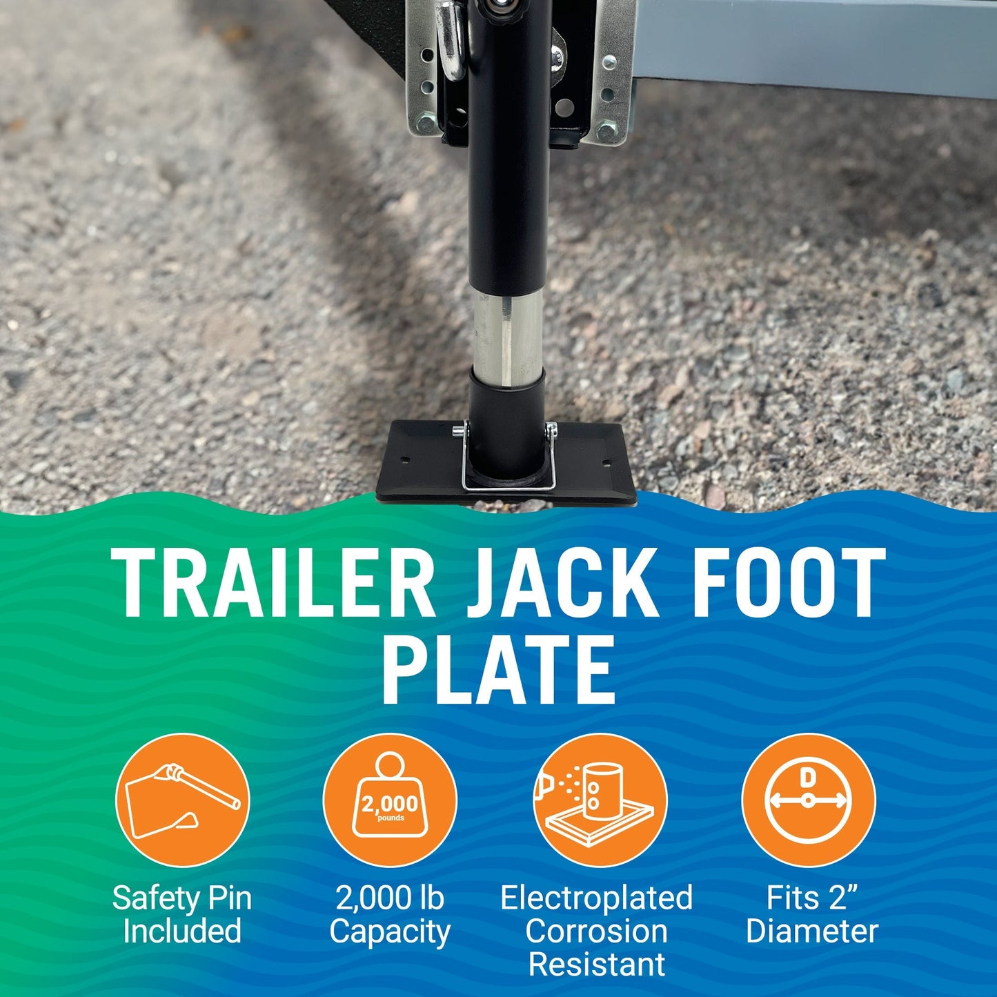 Better Boat - Trailer Jack Foot Plate * - Angler's Pro Tackle & Outdoors