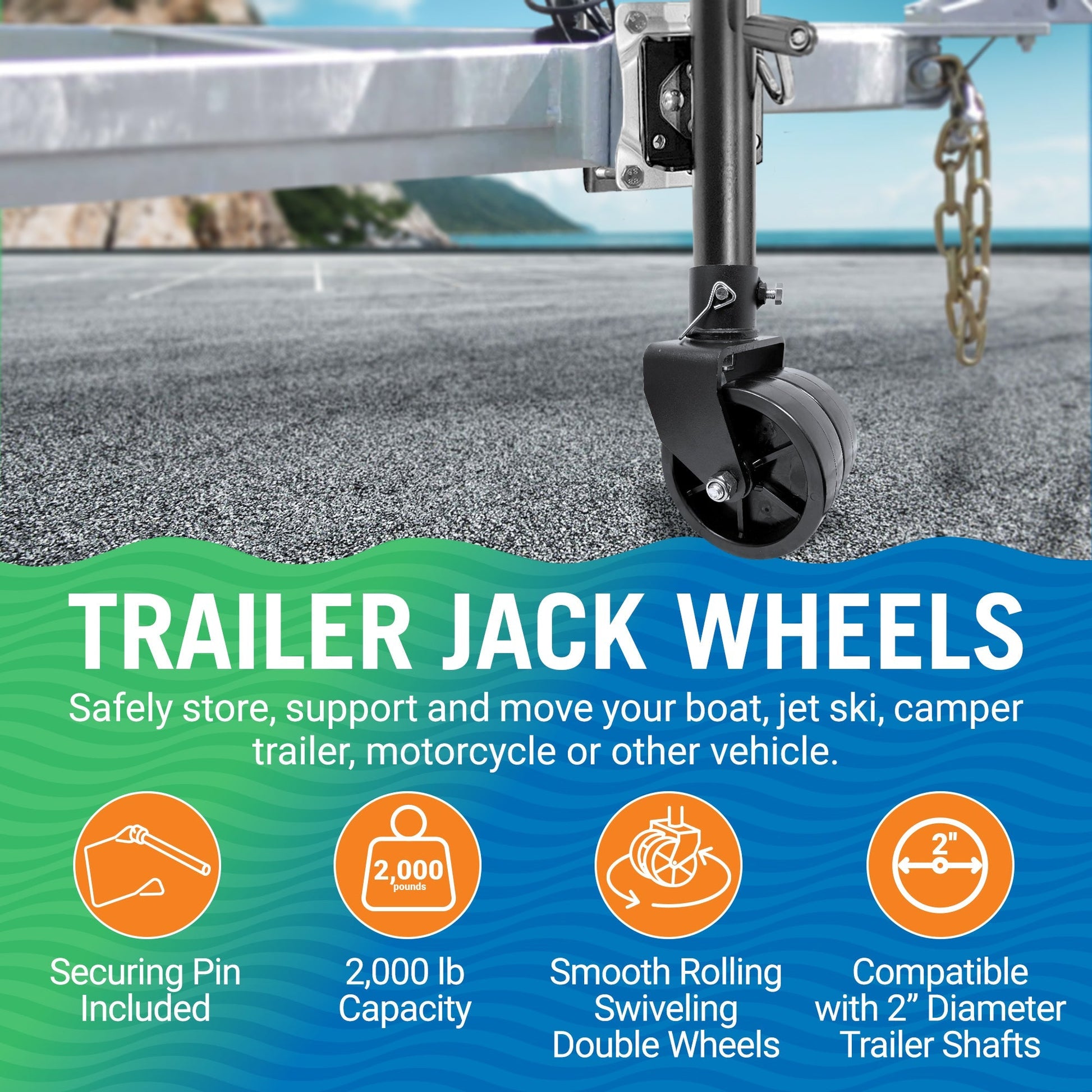 Better Boat - Trailer Jack Wheel Replacement - Angler's Pro Tackle & Outdoors